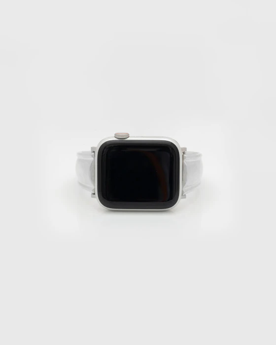 h'eres Apple Watch vintage - like silver band 4枚目
