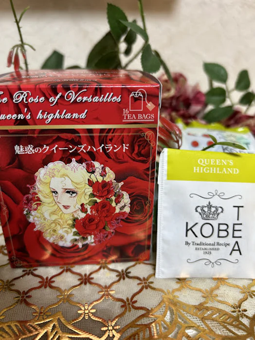 カミネ×神戸紅茶 【ベルサイユのばら紅茶】 魅惑のクイーンズハイランド ティーバッグ16P 2枚目
