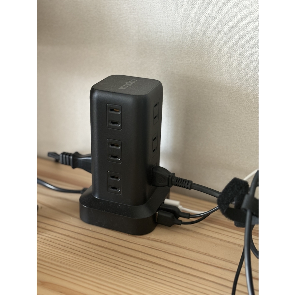 電源タップ スイッチ usb 1枚目