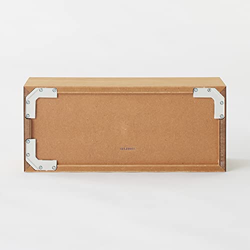 無印良品 壁に付けられる家具 箱 オーク材 幅44×奥行15.5×高さ19cm 4枚目