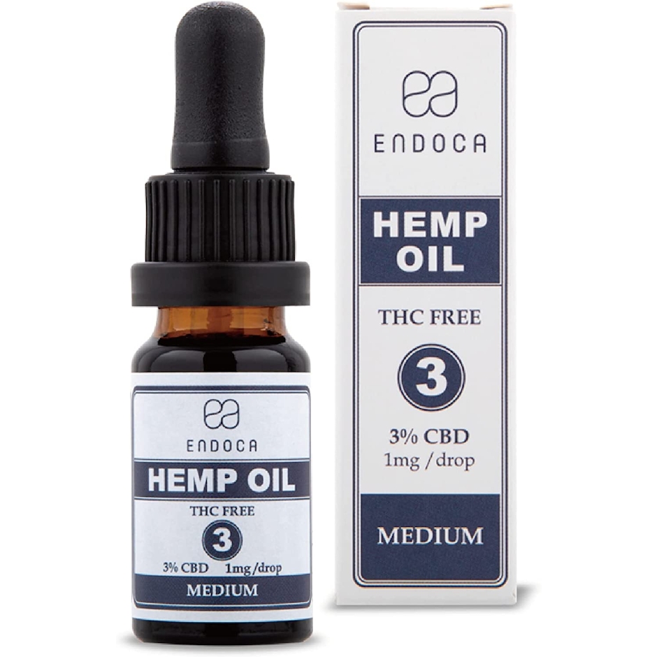 ENDOCA ENDOCA CBDオイル ヘンプオイルドロップス 300mg CBD (3%) / 10ml 1枚目