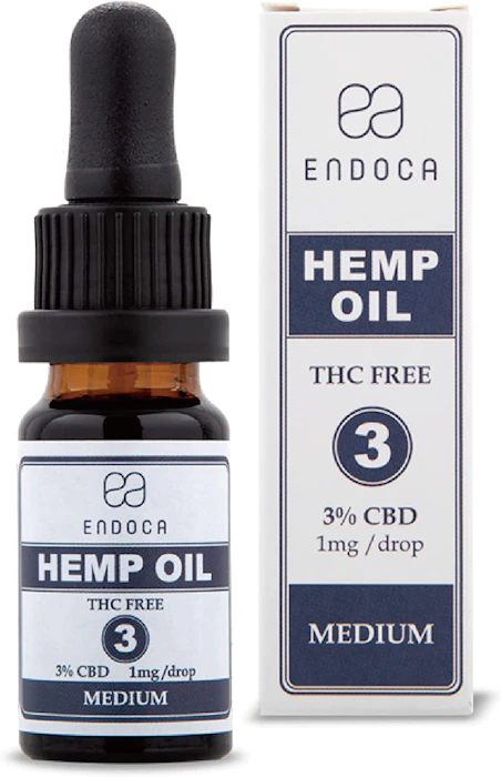 ENDOCA ENDOCA CBDオイル ヘンプオイルドロップス 300mg CBD (3%) / 10ml 1枚目
