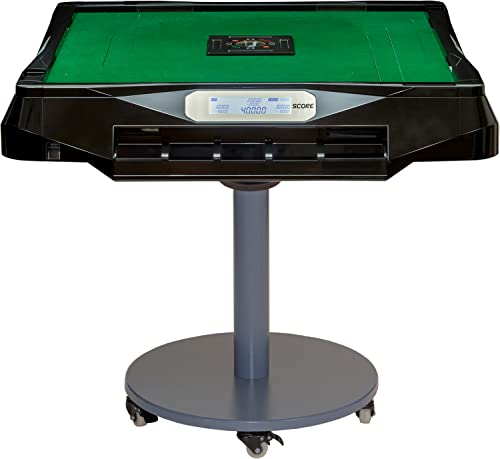 アルバン 家庭用点数表示機能付全自動麻雀卓｢Slim SCORE 28S/スリムスコア２８S｣ブラック/折りたたみ・移動式脚タイプ/牌サイズ28mm/2023年モデル 1枚目