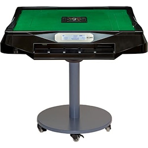 アルバン 家庭用点数表示機能付全自動麻雀卓「Slim SCORE 28S/スリムスコア28S」ブラック/折りたたみ・移動式脚タイプ/牌サイズ28mm/2023年モデル 1枚目