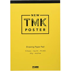 ミューズ(Muse) ミューズ 画用紙 ニューTMKポスターパッド 207g B5 PD-6455 B5 1枚目