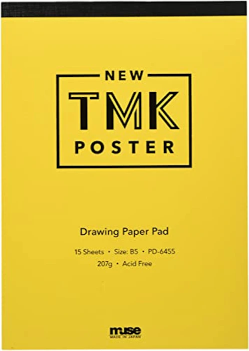 ミューズ(Muse) ミューズ 画用紙 ニューTMKポスターパッド 207g B5 PD-6455 B5 1枚目
