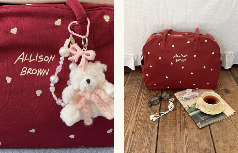 ALLISON BROWN HOLIDAY CANVAS BAG 9枚目