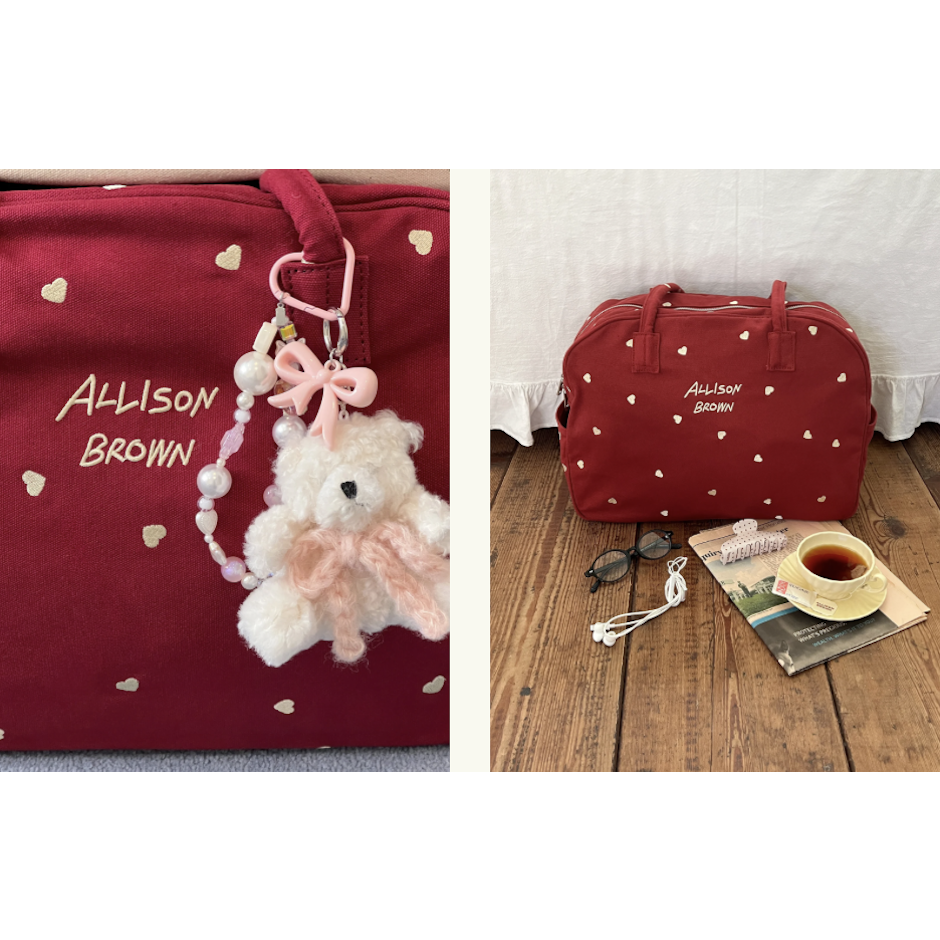 ALLISON BROWN HOLIDAY CANVAS BAG 9枚目
