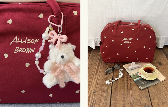 ALLISON BROWN HOLIDAY CANVAS BAG 9枚目