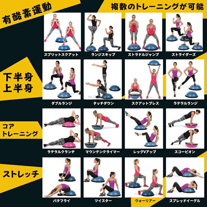 BOSU(ボス) バランストレーナー 4枚目