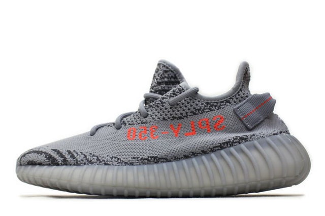 ADIDAS ORIGINALS（アディダス オリジナルス）　 YEEZY BOOST 350 V2 GREY ORENGE AH2203 3枚目