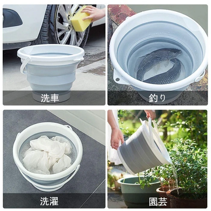 RULAYMAN 折りたたみ ソフトバケツ 10L 2枚目