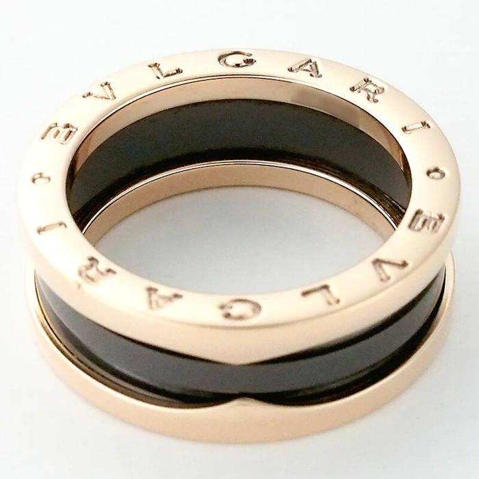 BVLGARI ビー・ゼロワン リング PG ×ブラックセラミック 3枚目