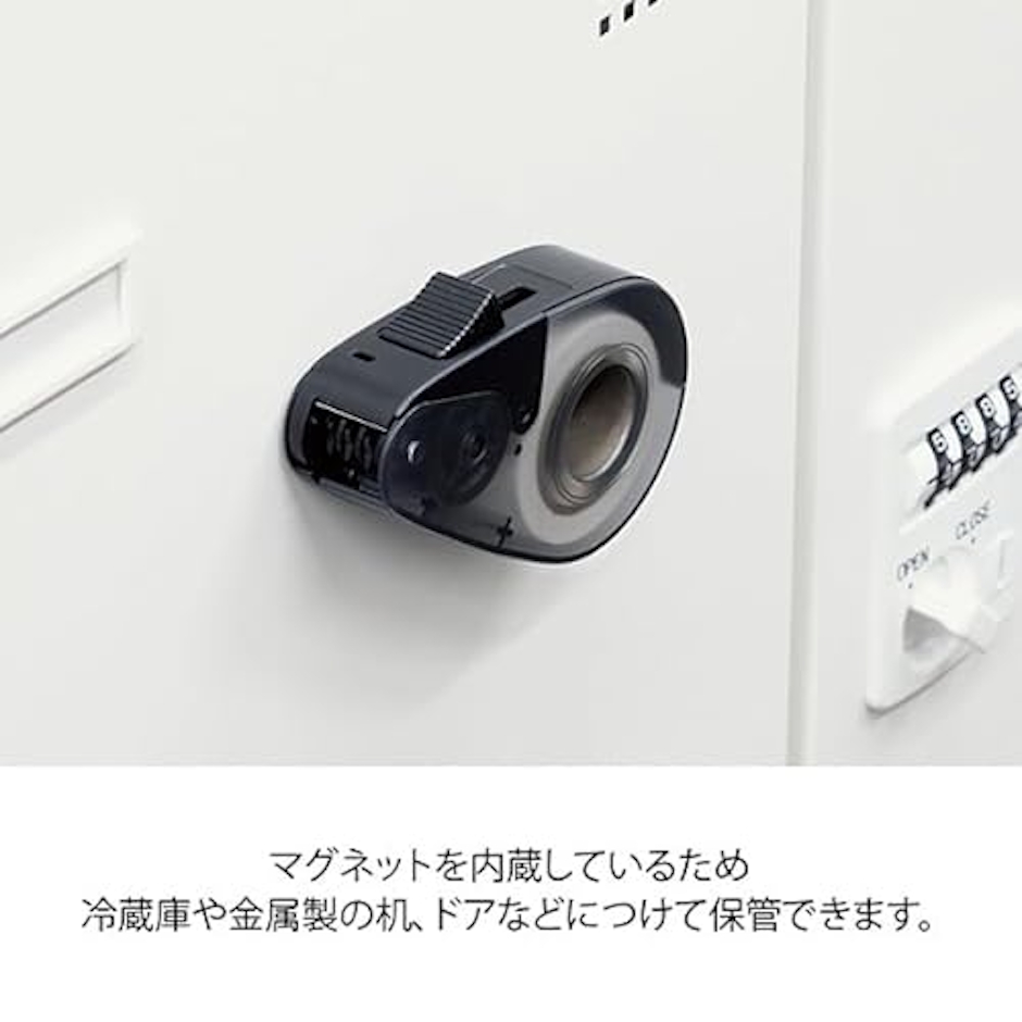 ミドリ ミドリ テープカッター mtマスキングテープ マットホワイト 1個 セット クイックテープカッター マスキングテープ専用 黒A 49097006 7枚目