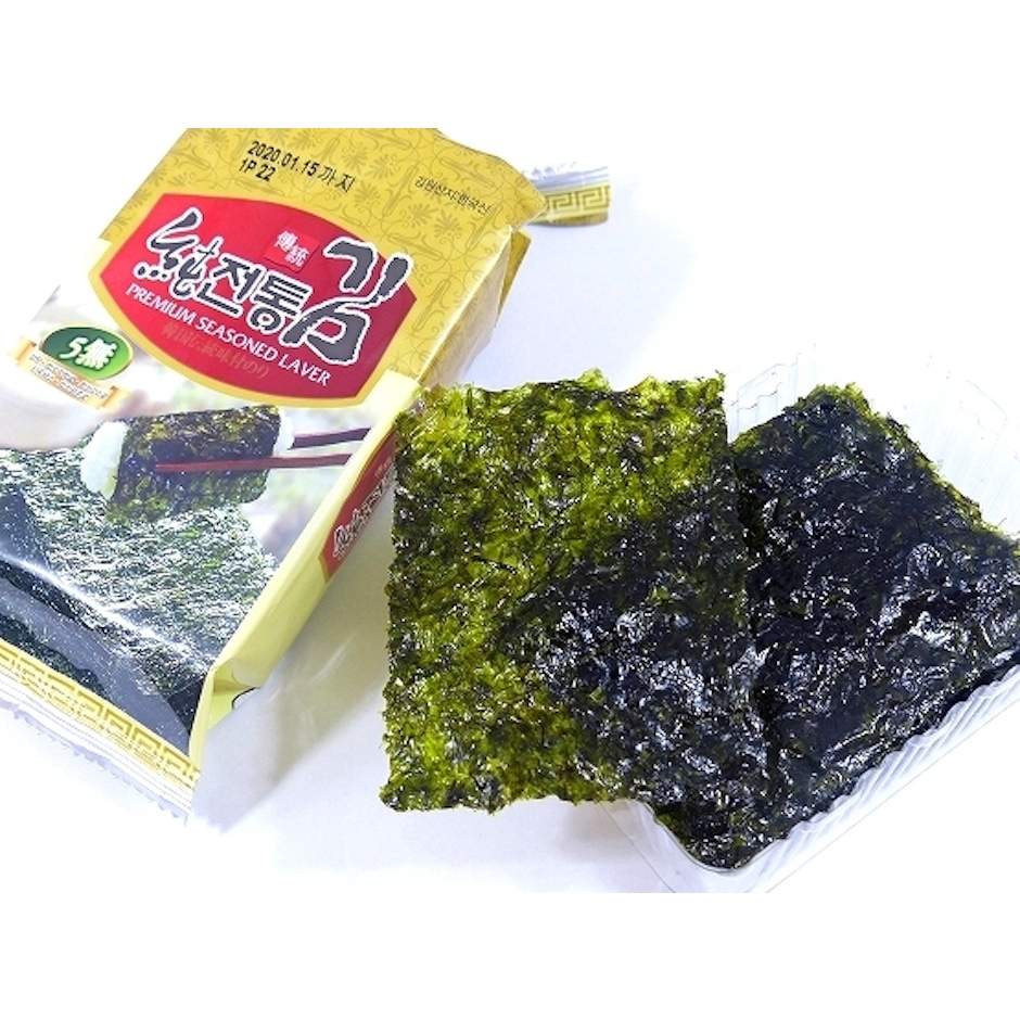 ソチョン 伝統韓国のり 8枚×12p入り 2パック 1枚目