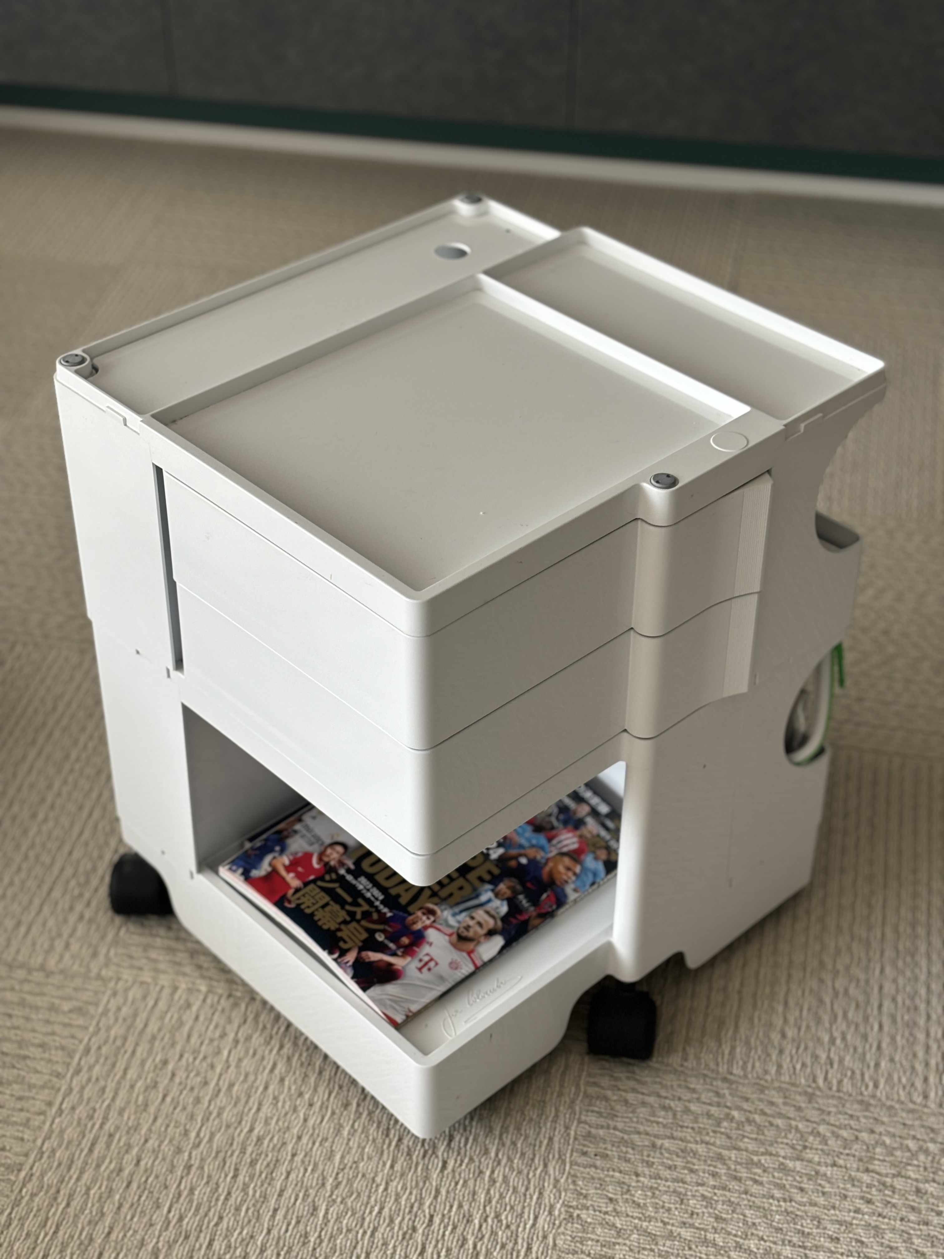 B-Line ボビーワゴン 2段2トレイ 【正規保証2年】 インナートレイ付 グッドデザイン賞 ビーライン b-wagon202 ワゴン キャスター付き 引き出し 正規品 送料無料 1枚目