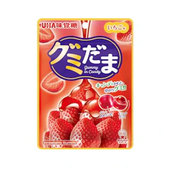 UHA味覚糖 グミだま いちご 1枚目