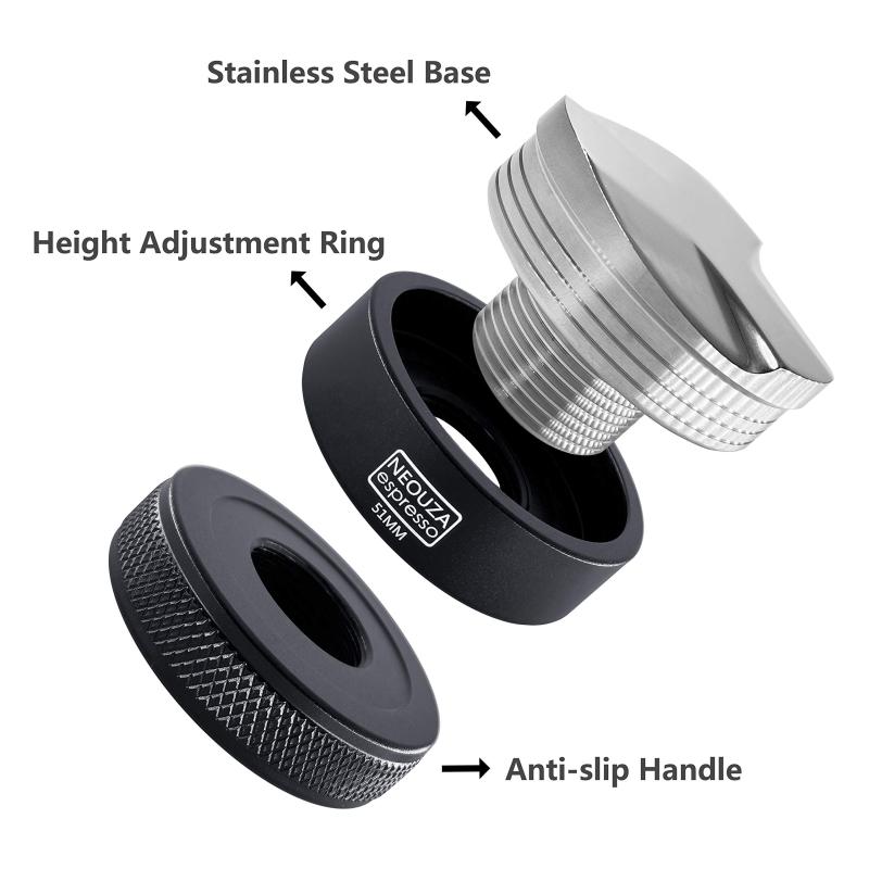 NEOUZA 51mm コーヒー ディストリビューター （エスプレッソ 布粉器・レベルラー） - デロンギ EC680 / EC685 専用ポータフィルター対応モデル 3枚目