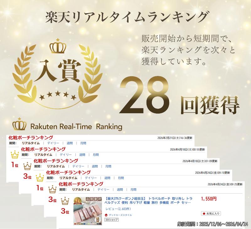goodcars style トラベルポーチ 取り外し 4in1  3枚目
