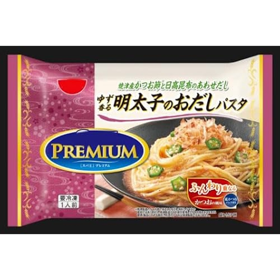 日清食品冷凍 冷凍 日清スパ王プレミアム ゆず香る明太子のおだしパスタ 1枚目