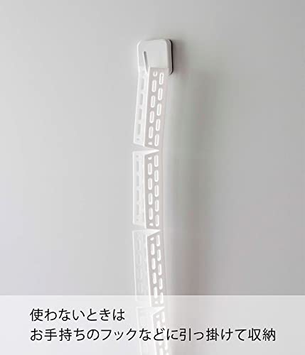 山崎実業(Yamazaki) ドラム式洗濯機 ドアパッキン 小物挟まり 防止カバー ホワイト 約W44.5×D2.5×H4.7cm プレート Plate はめ込みだけ 簡単設置 丸洗いできる 6045 5枚目