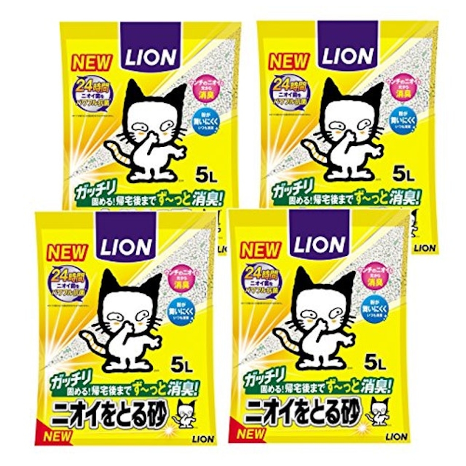 LION ニオイをとる砂 5L×4袋 1枚目