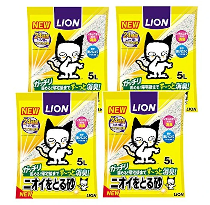 LION ニオイをとる砂 5L×4袋 1枚目