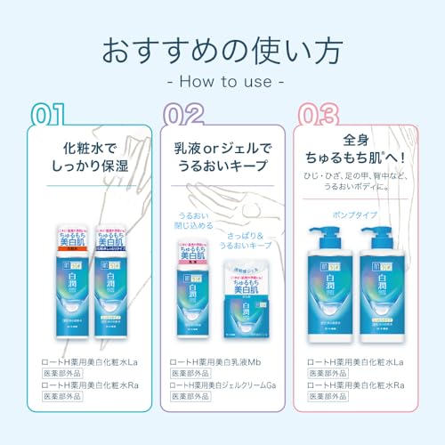 肌ラボ 白潤 薬用美白化粧水 しっとり 大容量ポンプ 400ml 5枚目