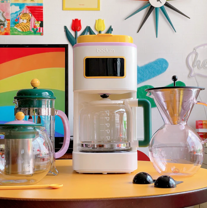 bodum ◆公式ショップ限定◆【公式】ボダム ビストロ 電動コーヒーメーカー BODUM BISTRO 12095-XYJP-MOMA<12杯用 1500ml ペーパーフィルター不要 保温機能付き タイマー付き タッチパネル 北欧 お祝い 誕生日 ギフト 送料無料 父の日> 1枚目