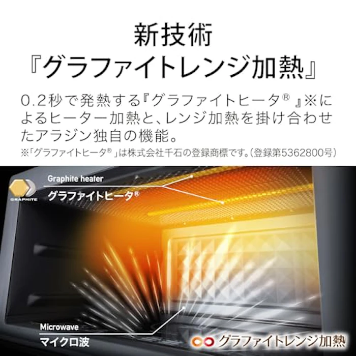 アラジン グラファイトオーブンレンジ 3枚目