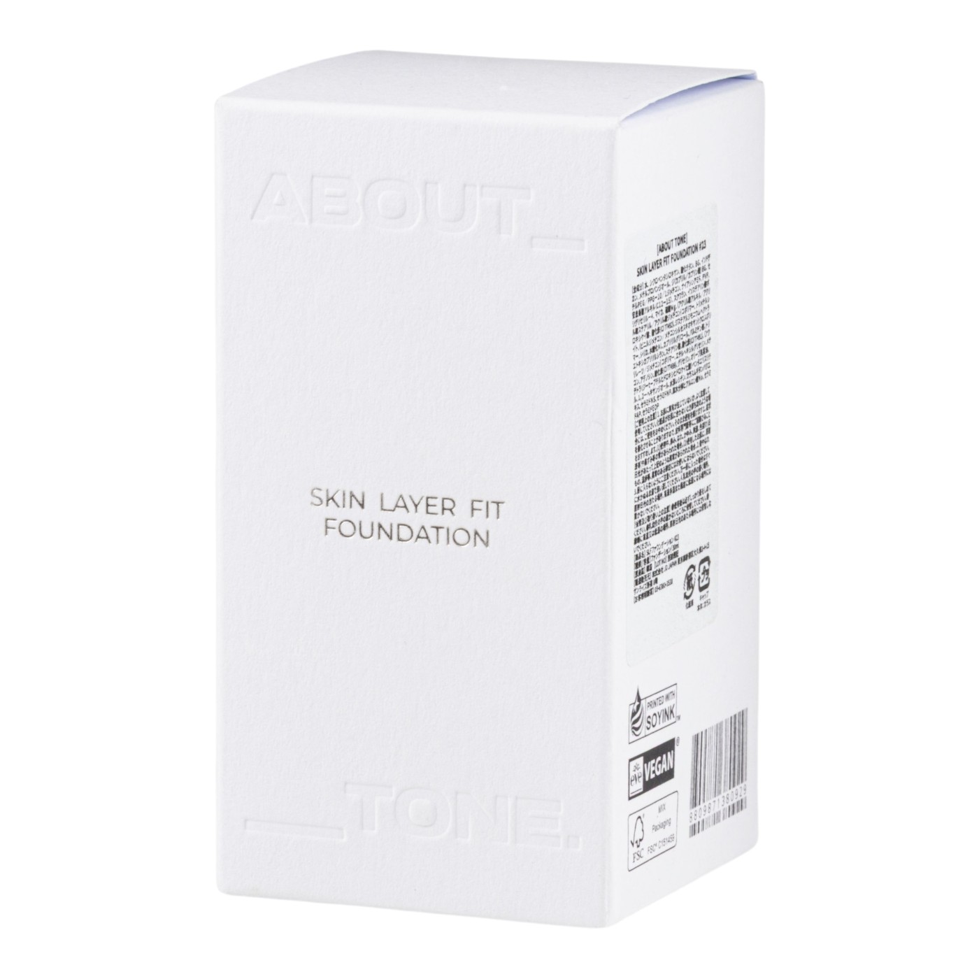 ABOUT TONE スキンレイヤーフィットファンデーション 21 クールライト 3枚目
