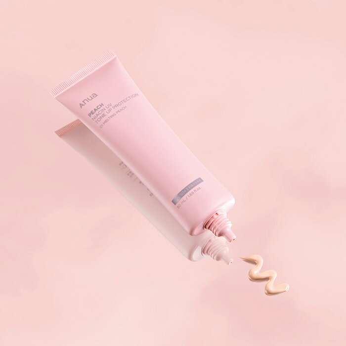 【 ANUA公式 】【 桃 ナイアシン UV トーンアップ プロテクション 】日焼け止め SPF+50 50ml トーンアップクリーム 韓国 コスメ 4枚目