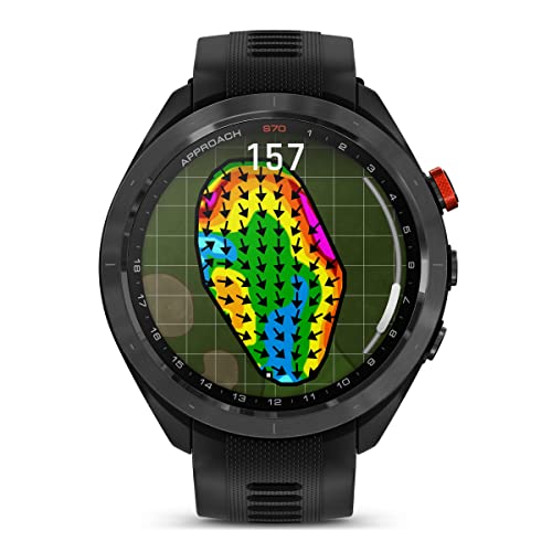 GARMIN ガーミン(GARMIN) Approach S70 47mm Black AMOLED(有機EL)ディスプレイ搭載 ゴルフウォッチ GPSマップ Suica対応 バーチャルキャディ 010-02746-22 【日本正規品】 2枚目