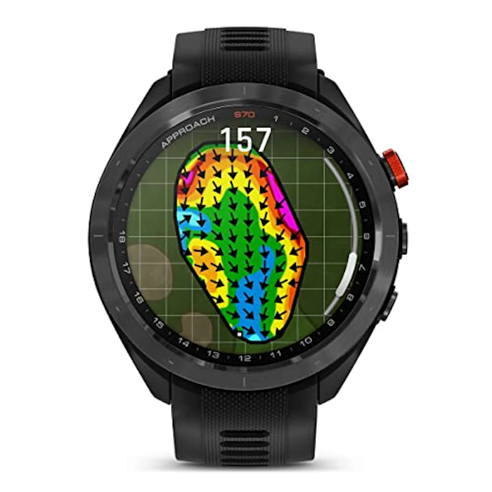 GARMIN ガーミン(GARMIN) Approach S70 47mm Black AMOLED(有機EL)ディスプレイ搭載 ゴルフウォッチ GPSマップ Suica対応 バーチャルキャディ 010-02746-22 【日本正規品】 2枚目