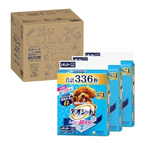 デオシート 犬用 シート しっかり超吸収 無香消臭 レギュラー 336枚(112枚×3袋)おしっこ ペット用品 ユニチャーム【Amazon.co.jp限定】 1枚目