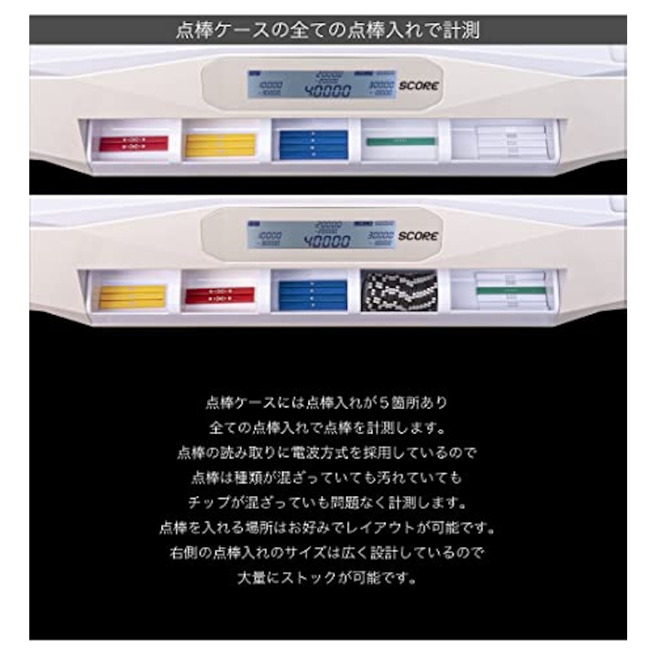 アルバン 家庭用点数表示機能付全自動麻雀卓「Slim SCORE 28S/スリムスコア28S」ブラック/折りたたみ・移動式脚タイプ/牌サイズ28mm/2023年モデル 5枚目
