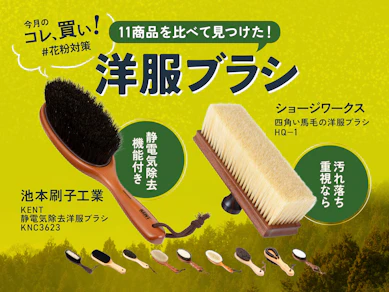 【今年の花粉ヤバすぎ!!】帰宅直後の“くしゃみ地獄”から家族を守る!万能型洋服ブラシを紹介したい【11商品比較】