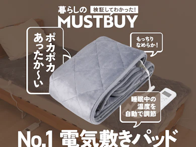 寒くて寝付けない、起きれない…!それ、温度を自動調整してくれる「電気毛布」が解決します【28商品比較】