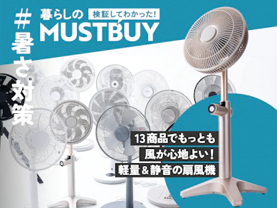 室内なのに自然の風が吹く!? "エアコン苦手"な人に今夏すすめたい、心地よい扇風機【13商品比較】