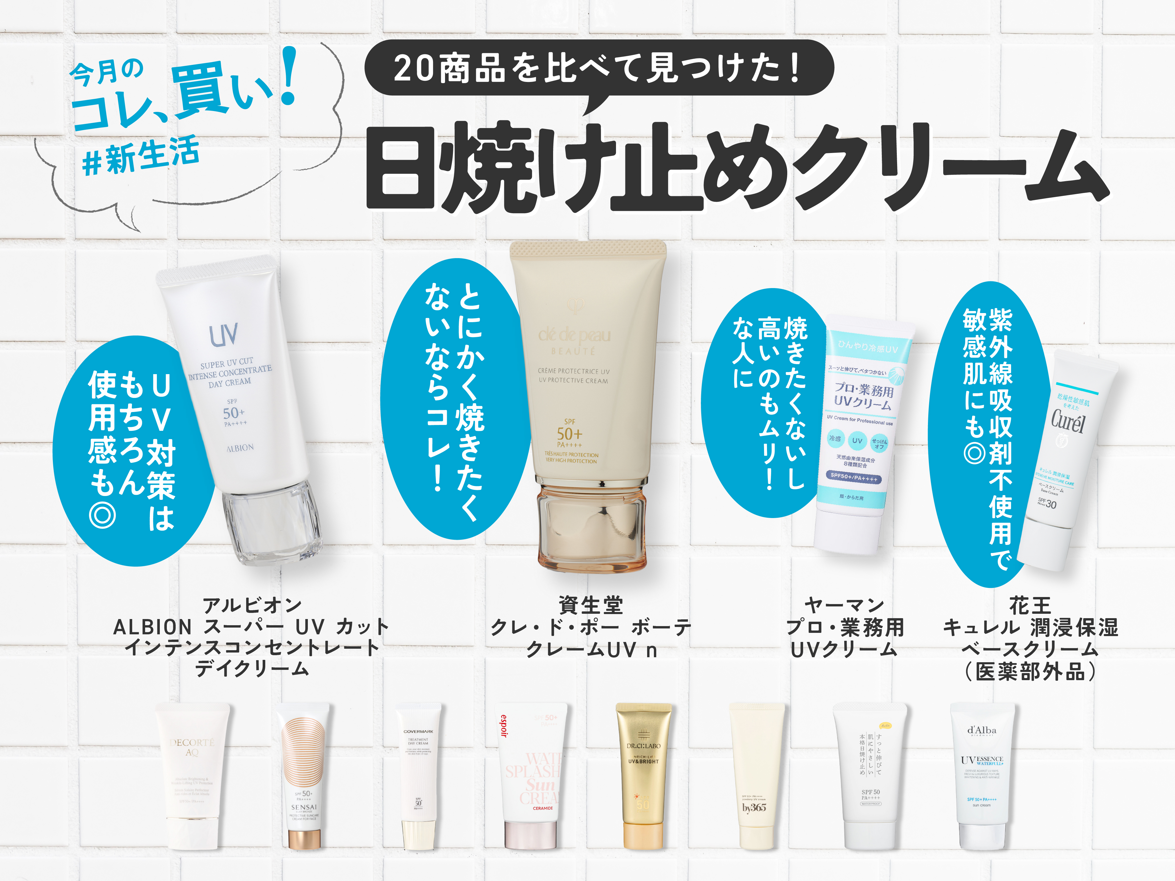 日焼け対策は9月レベルの紫外線の春からがマスト！「資生堂の日焼け