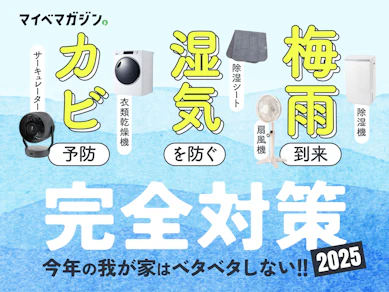 【湿気対策】梅雨のカビ、気になる…。だったら最強の除湿グッズで“ベタベタしない部屋づくり”が最適です【おすすめ6商品】