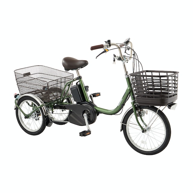 美品】ブリヂストン 電動アシスト三輪車 フロンティア ラクットワゴン