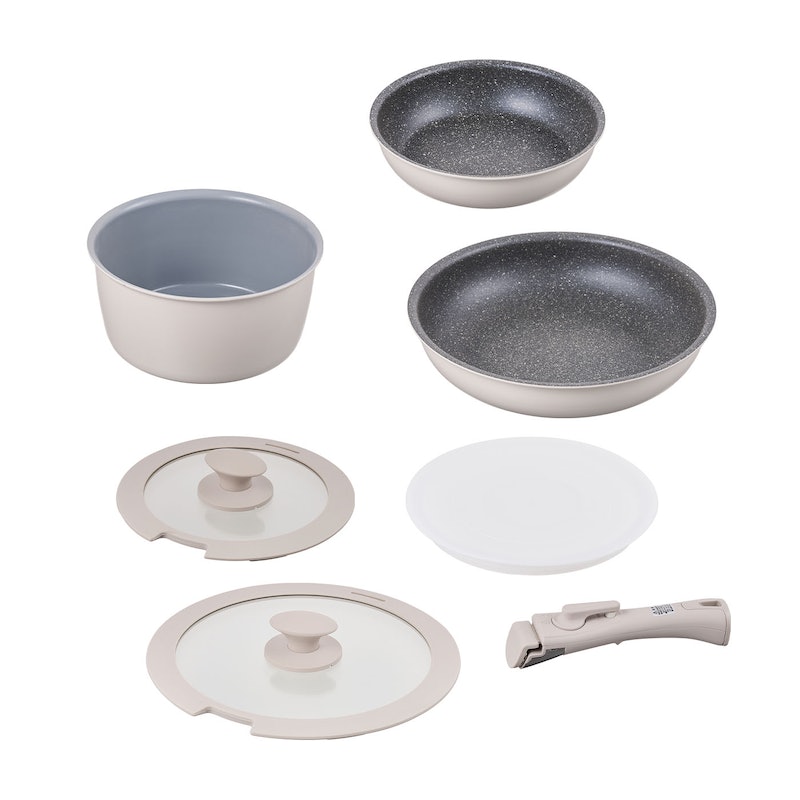 ニトリ IH・ガス火 取っ手が取れる鍋フライパン7点セットの評判