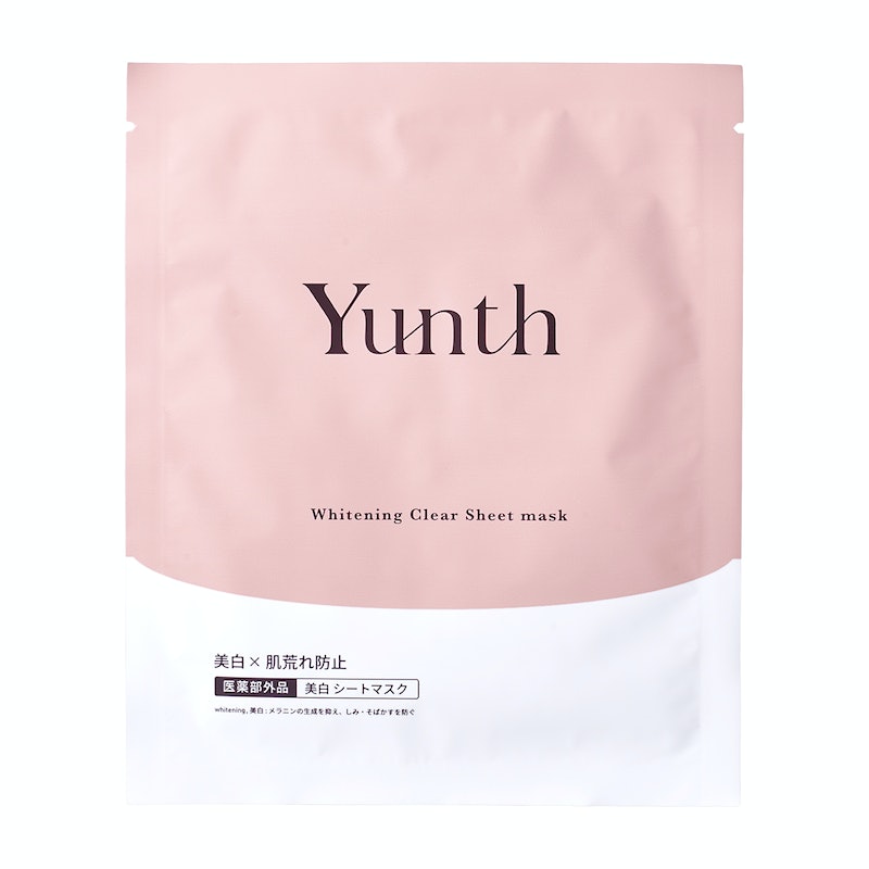 WHITESTIT 美容液 ホワイト　シートマスク1枚付き Yunth ユンス 薬用美白シートマスク 1枚22ml 6枚入り 5個セット