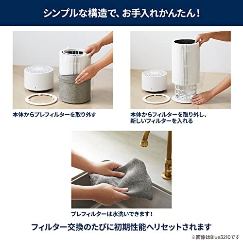 ブルーエア Blue 3210の正しいお手入れ方法は?