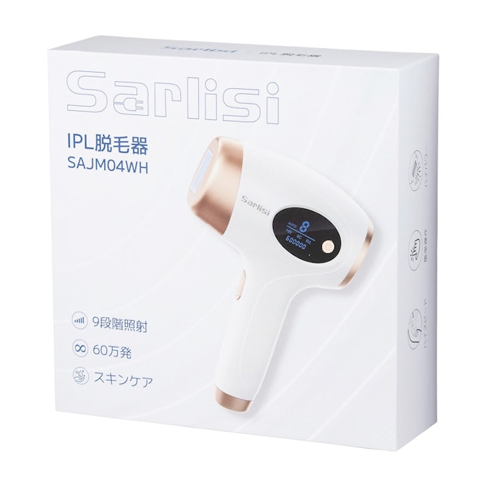 Sarlisi 脱毛器 無痛脱毛 自動照射 60万発9段階 全身適用 VIO Sarlisi 脱毛器 無痛脱毛 自動照射 60万発9段階 全身適用 VIO