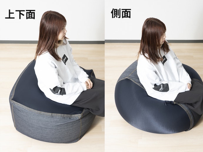 ニトリ ビーズクッション 角丸(メガ) グレー ニトリ ビーズ ニトリ ビーズクッション 角丸(メガ) グレー ニトリ ビーズ