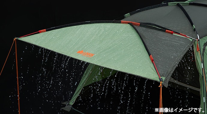 ロゴス neos PANELスクリーンドゥーブル XL-BBは雨の日でも使える?