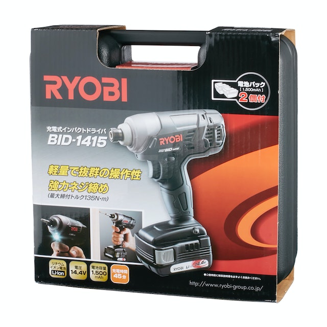 ハピハピ 京セラ BID-1415 14.4Vインパクトドライバ 最大締付トルク135N・m 1.5