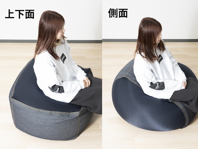 タンスのゲン マイクロビーズクッション ベルベット生地をレビュー